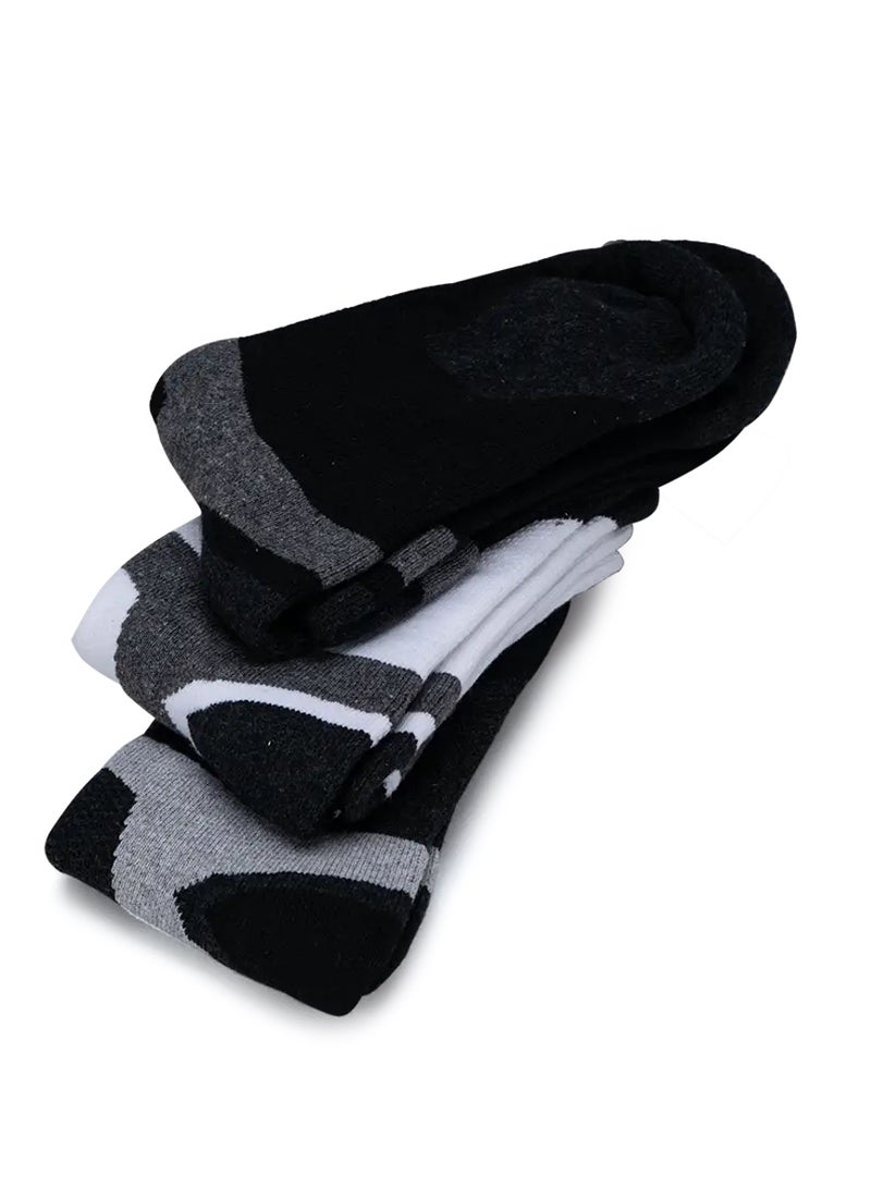 HUNDRED Men'S Sports Socks - Quarter (Assorted) (Hbas-3M057-T) - Image 4