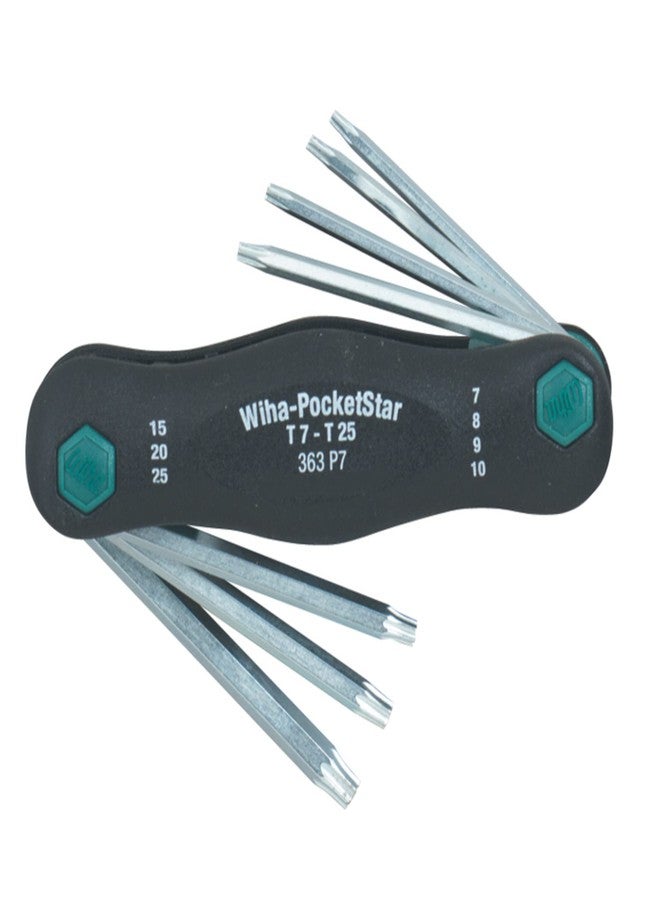 Wiha 36396 7-Piece Torx PocketStar Fold Out Set - Image 2
