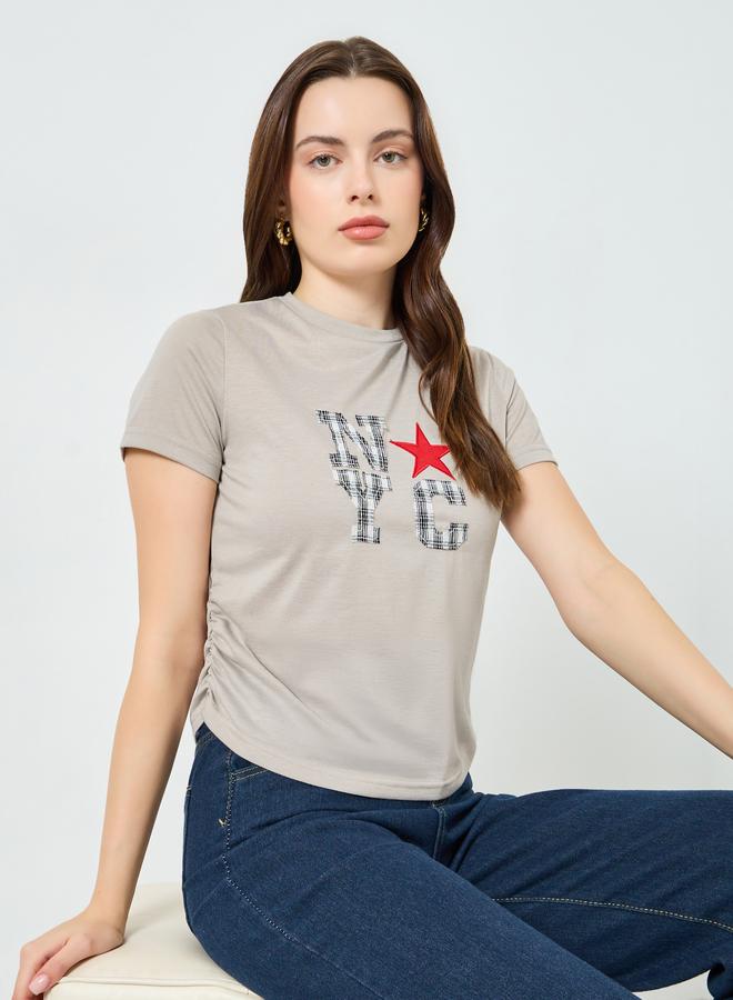 ستايلي تيشيرت زم بطبعة جرافيك - Image 3