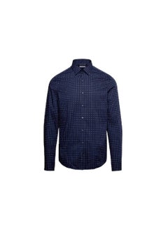 Men's Long Sleeves Shirt - Cotton, Blue - pzsku/Z5CEDA0700984848BEA4DZ/45/_/1735546865/a4500bd9-3fb0-4a52-9aef-fe71b078e6b7