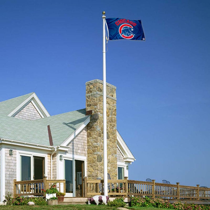 WinCraft WinCraft Chicago Baseball Walking Bear Flag 3x5 Banner  - Image 4