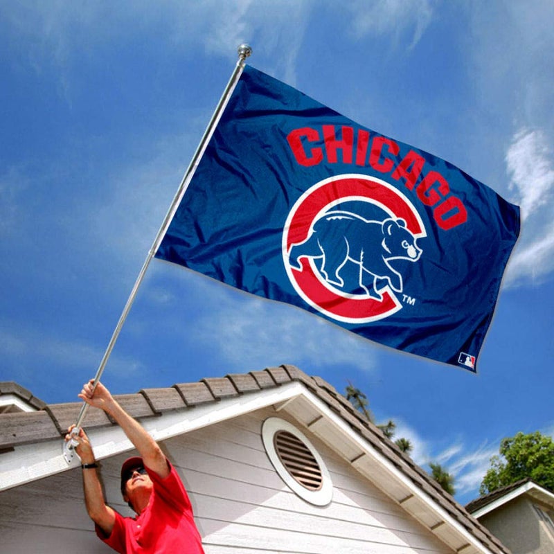 WinCraft WinCraft Chicago Baseball Walking Bear Flag 3x5 Banner  - Image 3