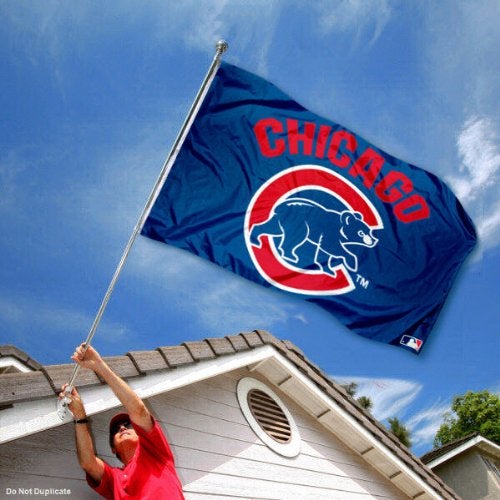 WinCraft WinCraft Chicago Baseball Walking Bear Flag 3x5 Banner  - Image 2