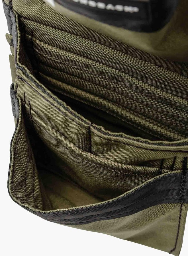 Diamondback The Eagle Tool Pouch - Modular Utility Pouch for 4" Tool Belts - Ideal Carpenter & Electrician Tool Pouch for Nuts, Punches & Fasteners - Left Handed Tool Belt Pouches (Ranger Green) - Image 5