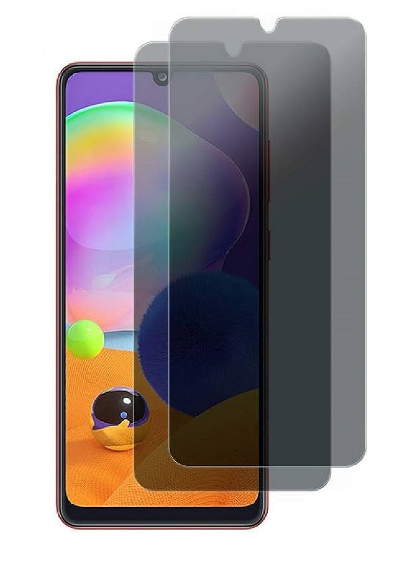 we3 2 Pieces Tempered Glass Screen Protector Anti-Spy Privacy Designed For Samsung Galaxy A31 Full Screen Coverage And Bubble Free - Image 1