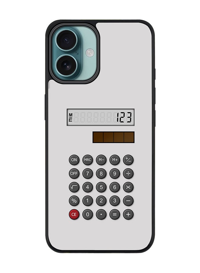 Stylizedd غطاء آيفون 16 بلس [متوافق مع MagSafe] غطاء مغناطيسي نحيف لآيفون 16 بلس -Calc (أبيض) - Image 1