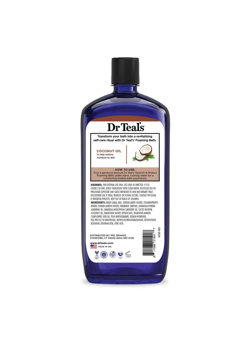 دكتور تيل Dr Teal's Foaming Bath - Coconut Oil 1000ml