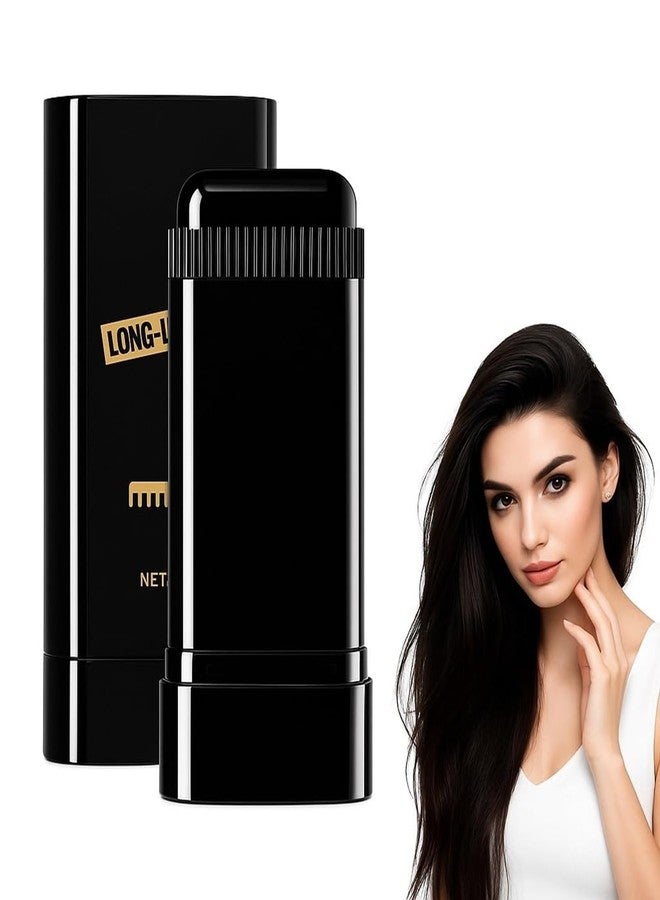 Keli 1 Pc Hair Color Stick with in-built Comb Applicator, Quick Root Touch Up Stick for Gray Hair Coverage, Instant 2 in 1 Hair Dye Comb, Portable Travel Friendly, Waterproof and Sweatproof concealer for Men & Women (Natural Black, 20gm) - Image 1