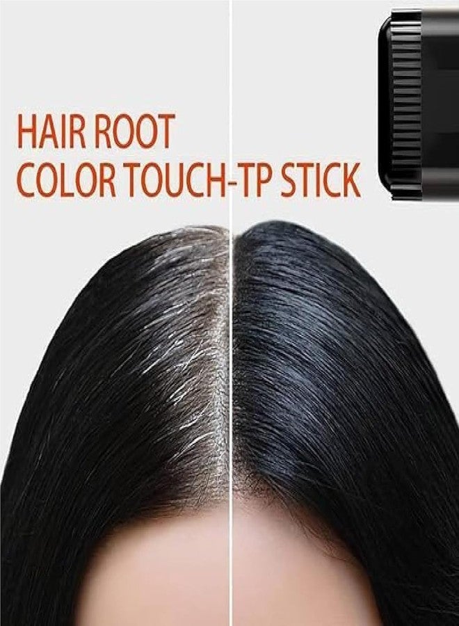 Keli 1 Pc Hair Color Stick with in-built Comb Applicator, Quick Root Touch Up Stick for Gray Hair Coverage, Instant 2 in 1 Hair Dye Comb, Portable Travel Friendly, Waterproof and Sweatproof concealer for Men & Women (Natural Black, 20gm) - Image 2