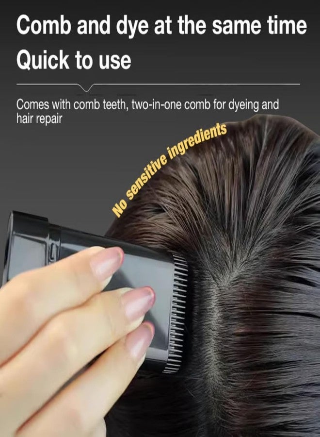 Keli 1 Pc Hair Color Stick with in-built Comb Applicator, Quick Root Touch Up Stick for Gray Hair Coverage, Instant 2 in 1 Hair Dye Comb, Portable Travel Friendly, Waterproof and Sweatproof concealer for Men & Women (Natural Black, 20gm) - Image 3