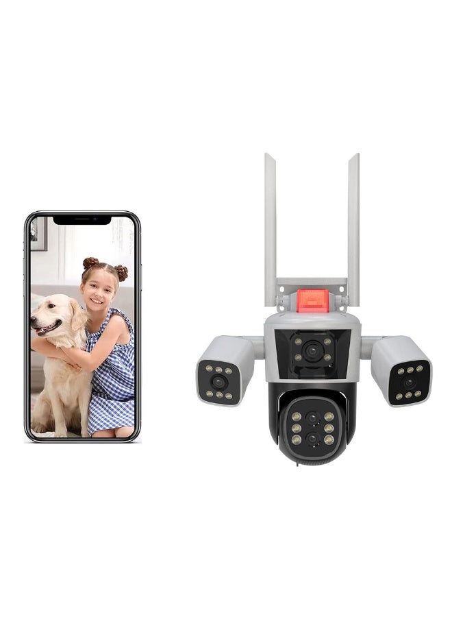 Crony WQQ849S-PW 8K 10x IPC360 Home App 4-Head Camera - Smart Security Camera with 360° Coverage - Image 1