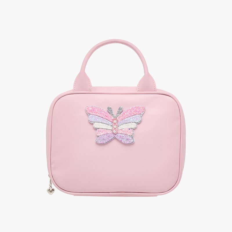OMG Lunch/Cooler Bag - Butterfly-1 Cnmprt (Pvc) Pink \ 25.4X8.255X19.05 - Image 1