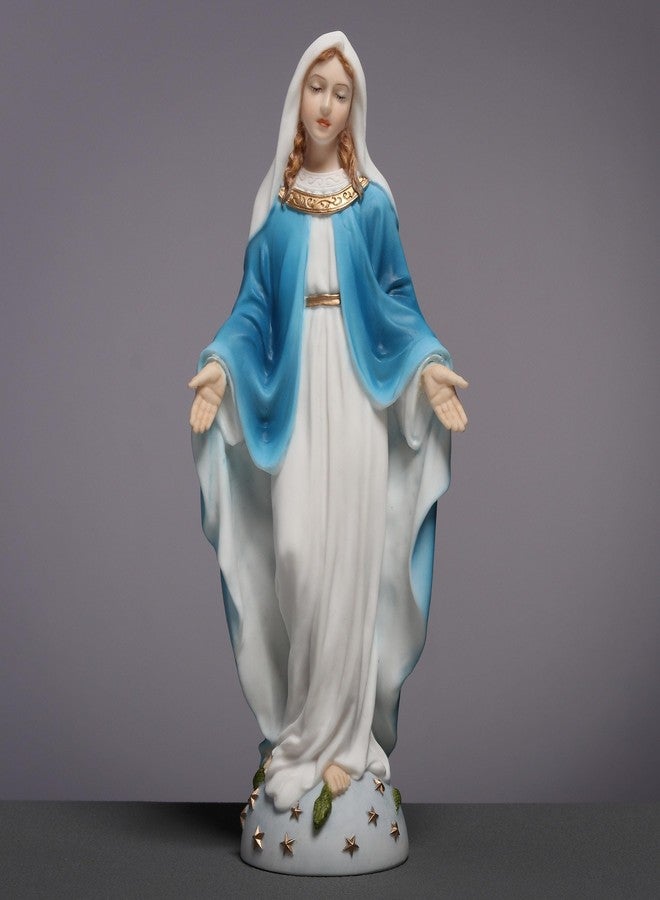Veronese Design 6 1/8 Our Lady of Grace Polyresin Hand Painted Religious Collectible Figurine Sculpture - Image 2