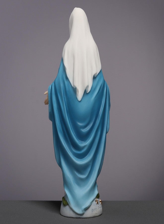 Veronese Design 6 1/8 Our Lady of Grace Polyresin Hand Painted Religious Collectible Figurine Sculpture - Image 4