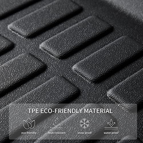 KELCSEECS Floor Mats Custom for 2009 2010 2011 2012 2013 Corolla Sedan/Matrix Car Mats All-Weather Floor Liners Front and Rear Row Corolla/Matrix Floor Mats Accessories Black - Image 4