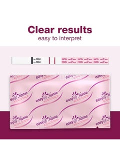 Easy@Home Easy@Home Pregnancy Test Strips Kit: 10 Pack HCG Test Strips - Early Detection Home Pregnancy Test  - Image 2