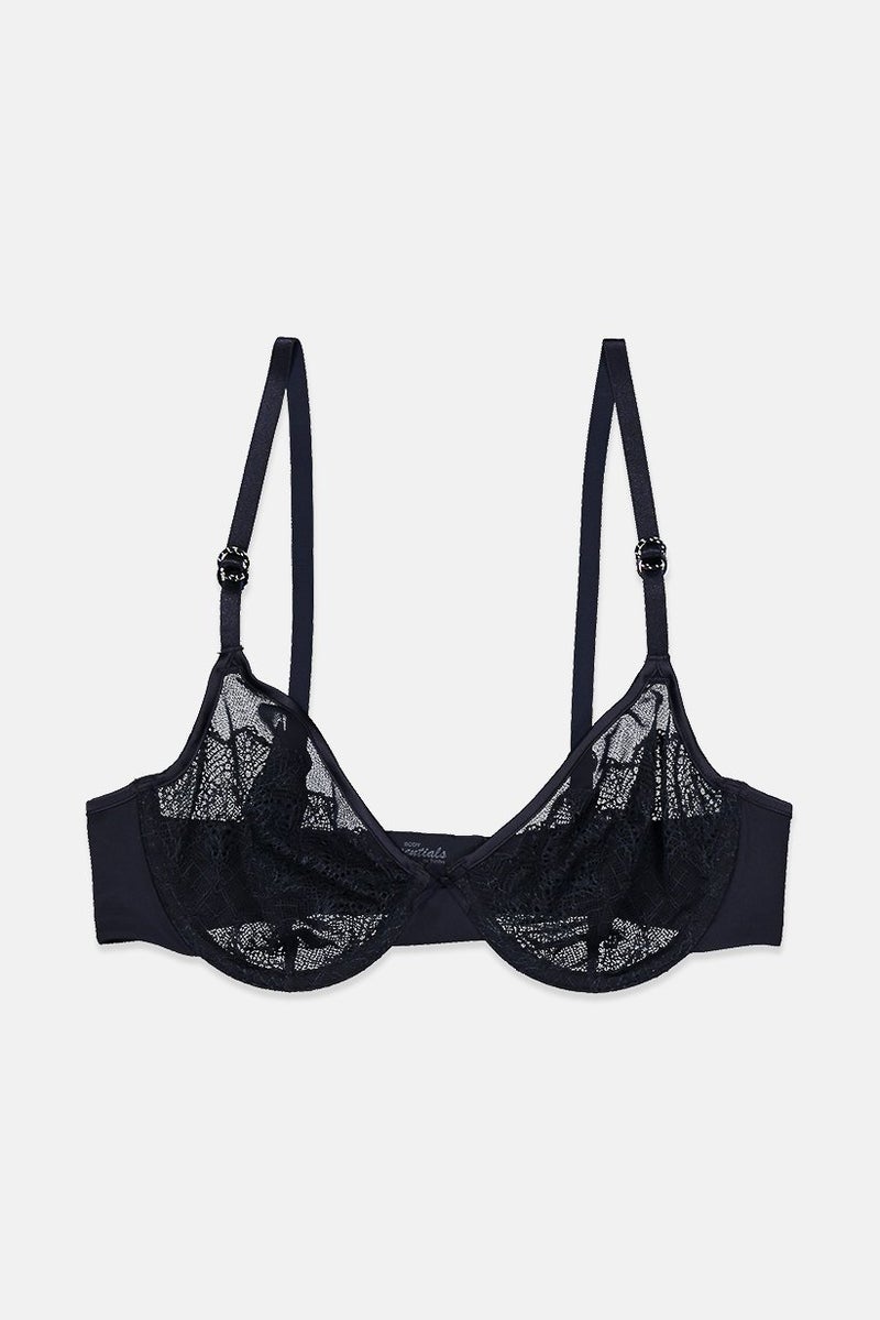 Tchibo سوتيان نسائي مع سلك غير مبطن، كحلي - Image 1