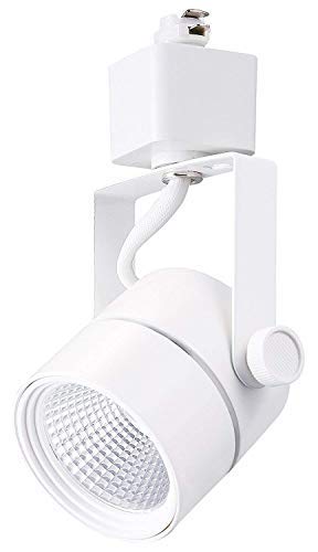 CLOUDY BAY 8W Dimmable LED Track Light Head,CRI90+ Day Light 5000K,Adjustable Tilt Angle Track Lighting Fixture,40° Angle for Accent Retail,White Finish,Halo Type- 3 Pack - Image 4