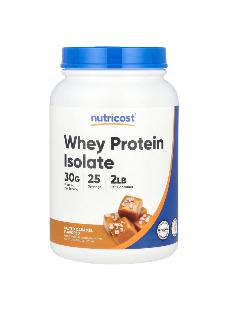 Whey Protein Isolate, Salted Caramel, 2 lb (907 g)