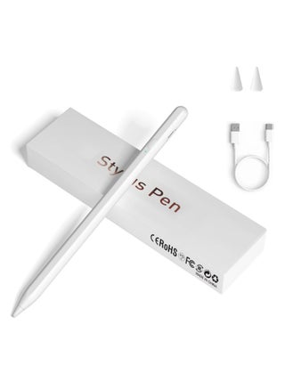 Stylus Pen for Touch Screens iPad Universal Thin Tip with Magnetic Adhesive Compatible iPhone - Samsung - Android - Tablets and Other Screens White - pzsku/Z5CEE82291C401B91024FZ/45/1741254291/d6a936df-ebbd-4a51-8f4b-d2800a980dca