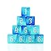 Yiotfandoll 10 Pieces Polyhedral D6 Dice 16mm Acrylic Double Colors 6 Sided Game Dice for RPG MTG DND Table Games Blue Green - Image 4