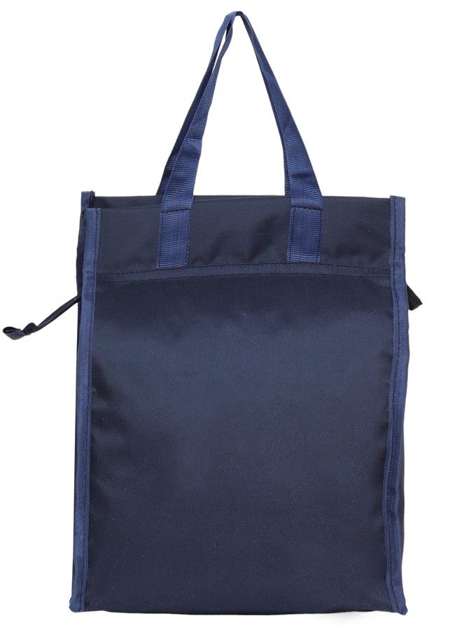 perfect star Lunch/Tiffin/Storage Bag for Office, College & School - Canvas (Navy Blue) - Image 4