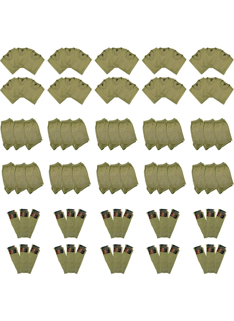 Karcamp 30-Piece Military Underwear Set (Undershirt-Boxer-Socks)