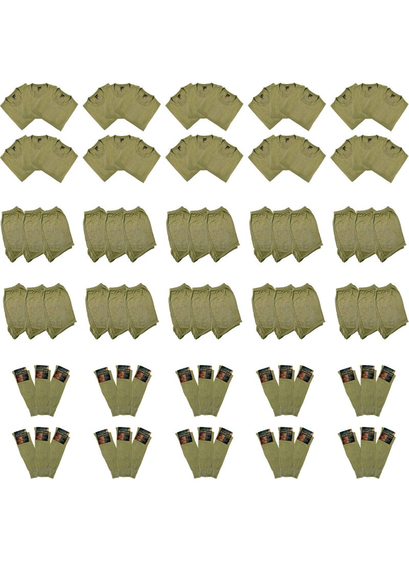 Karcamp 30-Piece Military Underwear Set (Undershirt-Boxer-Socks)  - Image 1
