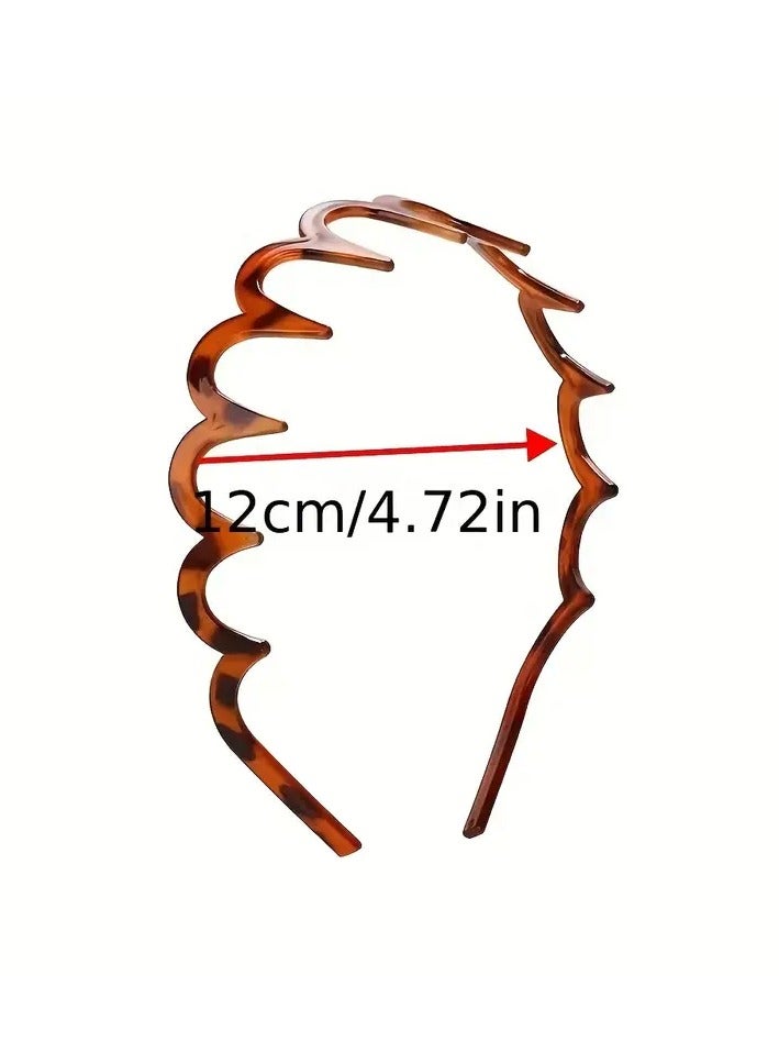 يوكانبي مجموعة إكسسوارات الشعر الرقيق المكونة من 8 قطع-عصابات رأس مشط مسننة غير منزلقة ، مريحة ومتنوعة للصيف - Image 2