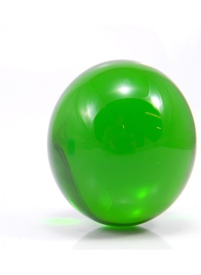 DSJUGGLING 3-Pack of 1 1/2 in. 38mm Colorful Acrylic Contact Juggling Ball Set, 1.5" Multicolor Acrylic Plastic Resin Massage Balls (Green) - Image 2