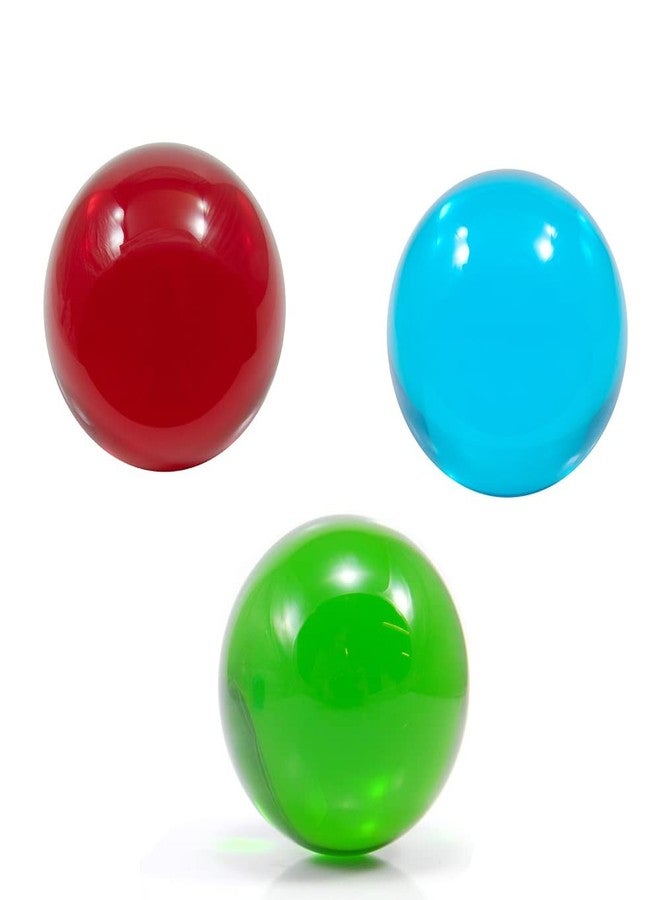 DSJUGGLING 3-Pack of 1 1/2 in. 38mm Colorful Acrylic Contact Juggling Ball Set, 1.5" Multicolor Acrylic Plastic Resin Massage Balls (Green) - Image 4