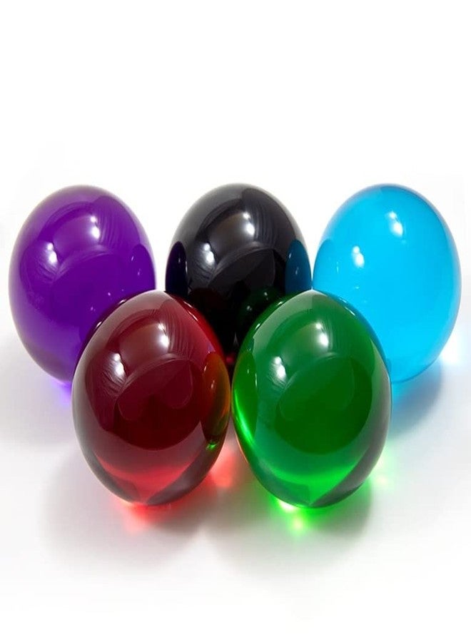 DSJUGGLING 3-Pack of 1 1/2 in. 38mm Colorful Acrylic Contact Juggling Ball Set, 1.5" Multicolor Acrylic Plastic Resin Massage Balls (Green) - Image 3