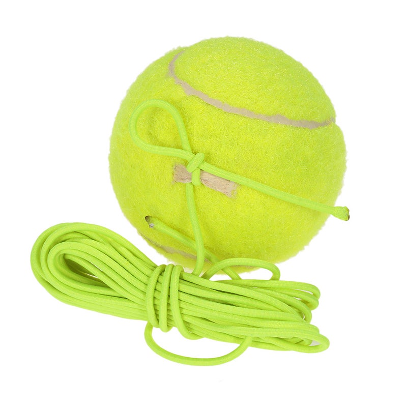 Natural Rubber Synthetic Wool Fiber Tennis Ball Dog Training Tennis Ball With String - Image 3