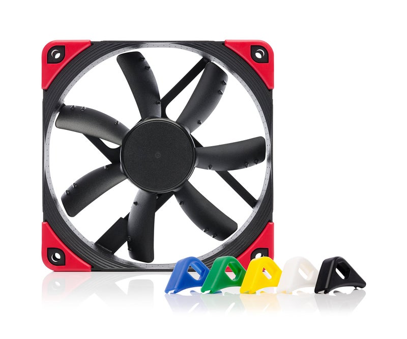 Noctua NF-S12A PWM chromax.Black.swap, Premium Quiet Fan, 4-Pin (120mm, Black) - Image 1