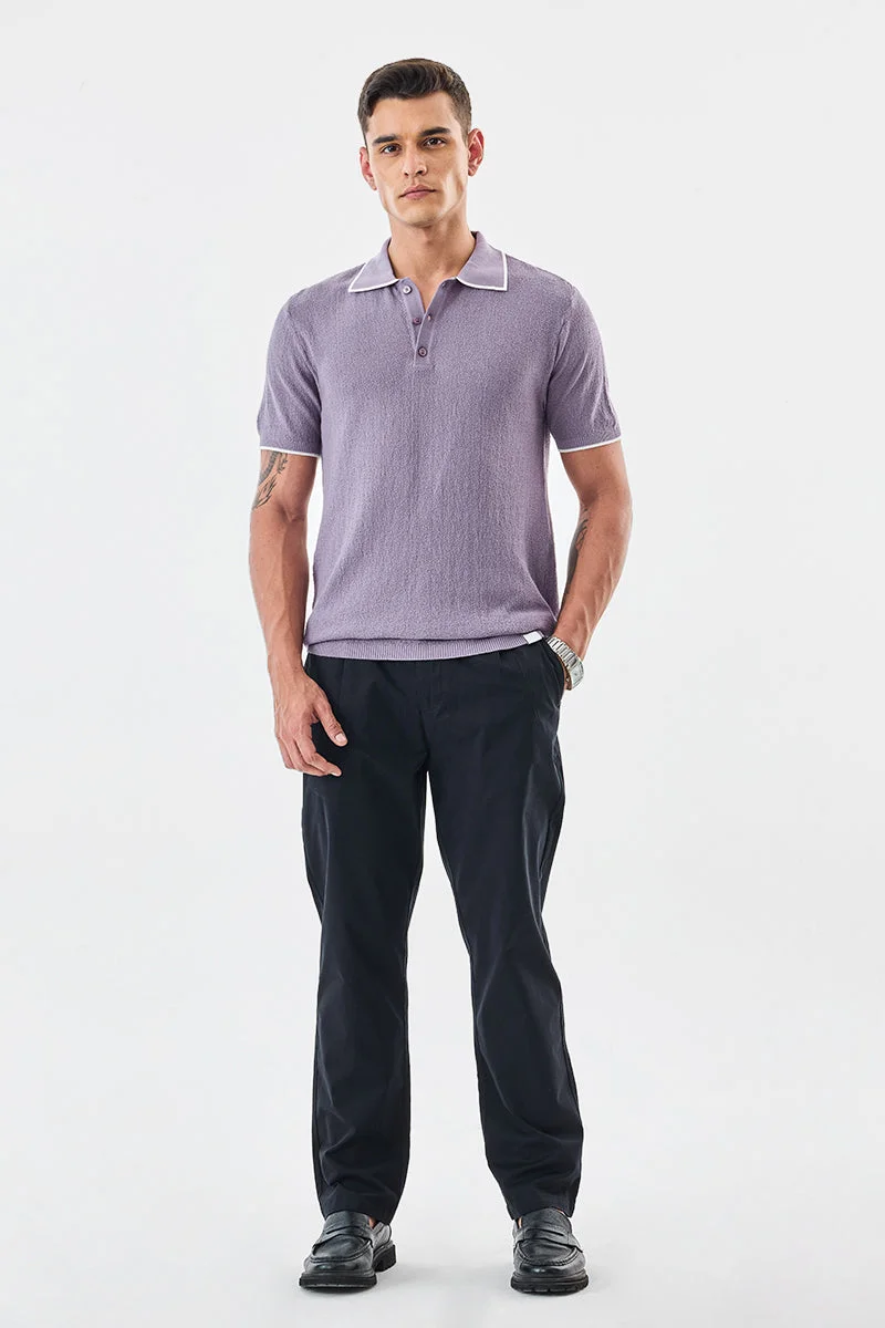 SNITCH تيشيرت بولو كور لاب بقصة عادية بنقوش