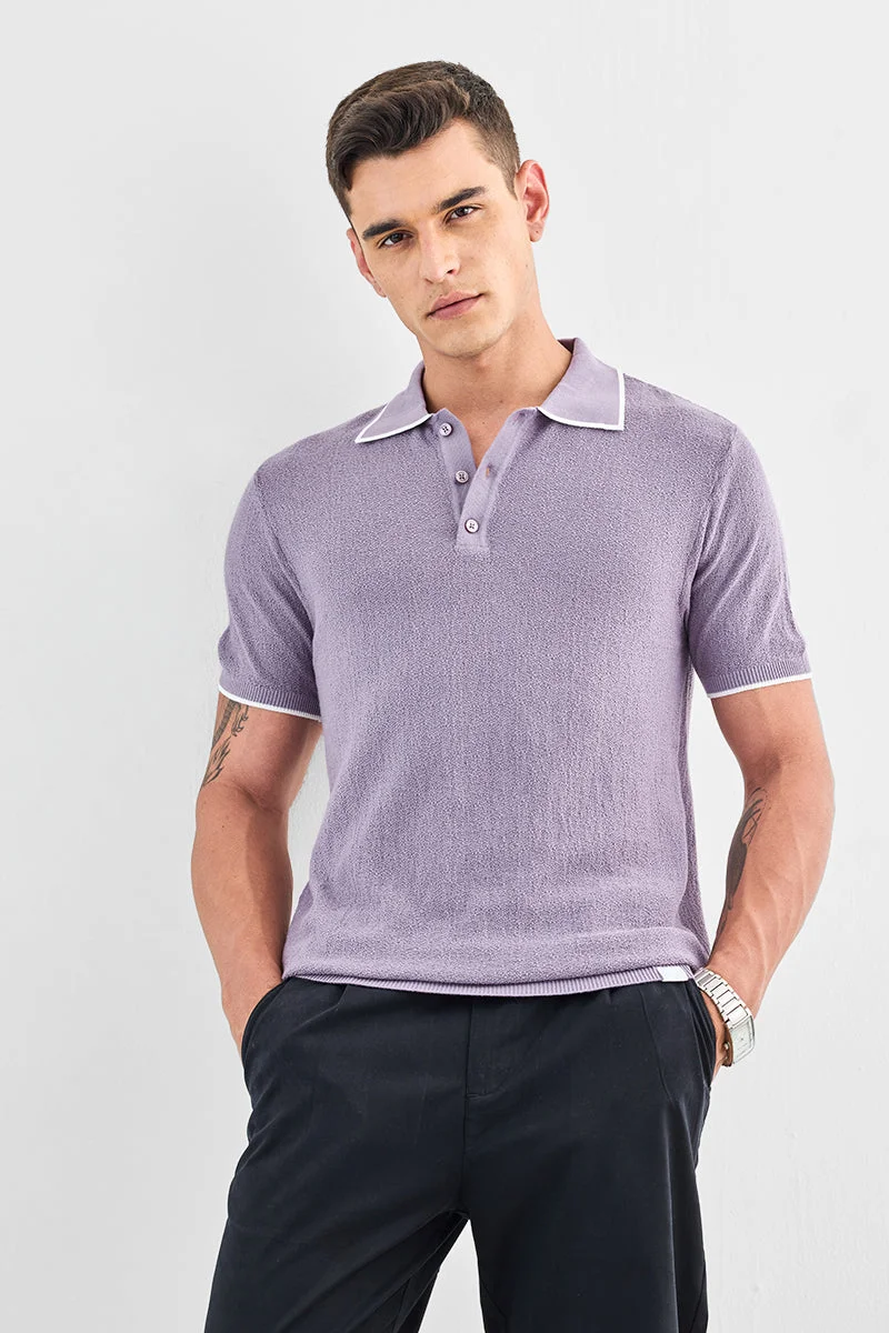 سنيتش تيشيرت بولو كور لاب بقصة عادية بنقوش