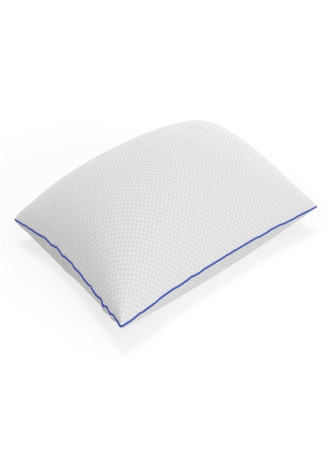 Vibe Cooling Gel-Infused Shredded Memory Foam Pillow, 2 Pack, Oversized (15” x 27”) - Image 1