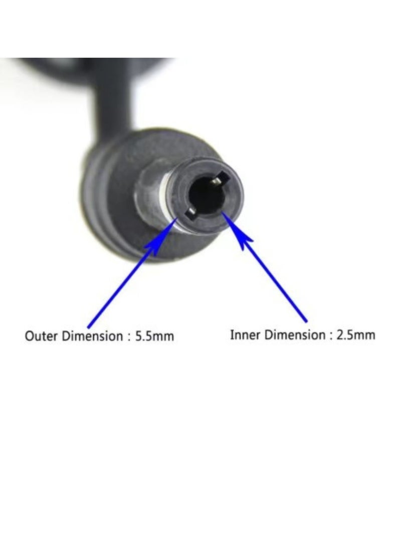 Terabyte 19V 3.42A 5.5x2.5mm 65W AC Laptop Adapter Charger for Asus X401A X550C A450C Y481 X501LA X551C V85 A52F X555 - Image 2