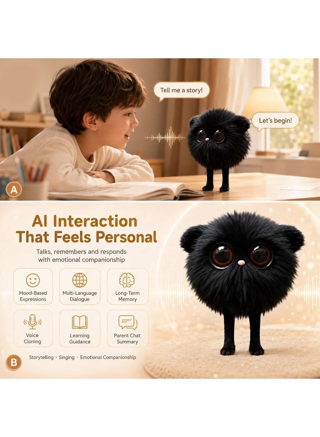 ChatGPT AI Plush Toy Companion Robot 69 Languages Voice Interaction Storytelling Learning Assistant Emotional Support Toy Birthday Gift - Image 5