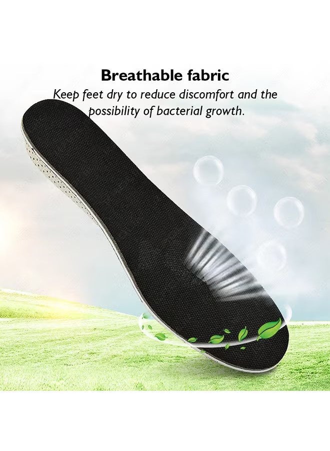 1 Pair Height Increase Insoles, Memory Foam Unisex Full-Length Invisible Heel Lift Inserts - Image 4