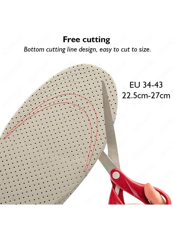 1 Pair Height Increase Insoles, Memory Foam Unisex Full-Length Invisible Heel Lift Inserts - Image 3