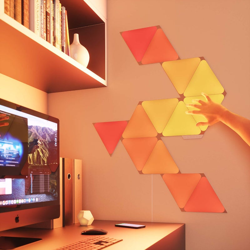 Nanoleaf SHAPES - TRIANGLES - STARTER KIT - WHITE - 4 PACK - EU UK - Image 3