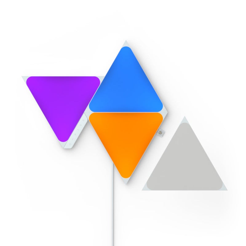 Nanoleaf SHAPES - TRIANGLES - STARTER KIT - WHITE - 4 PACK - EU UK - Image 1