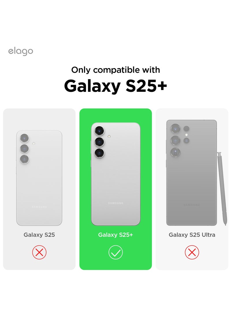 Elago Magnetic Hybrid for Samsung Galaxy S25 PLUS Case Cover compatible with MagSafe - Transparent - Image 2