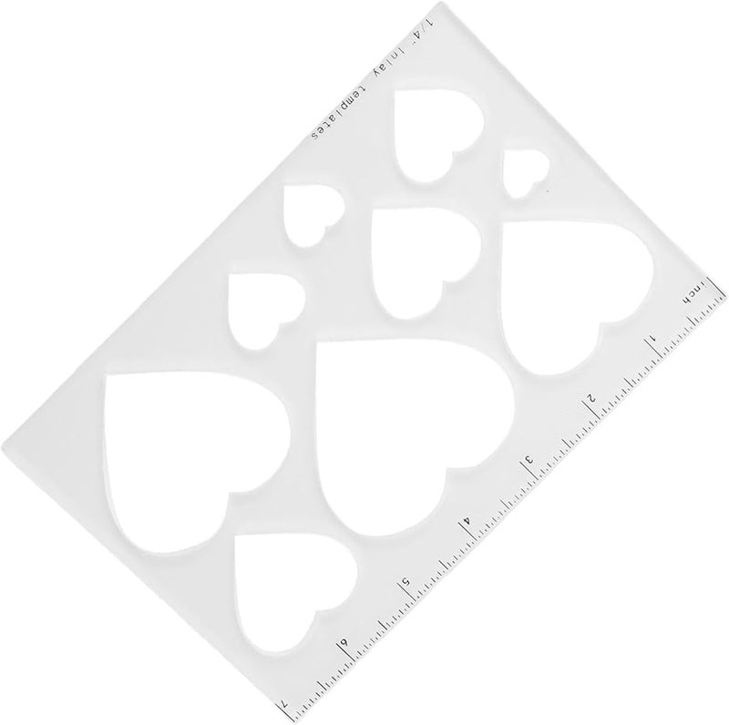 Loving Heart 9 in 1 Acrylic Router Template For Woodwork Enhancement And DIY Projects - Image 3