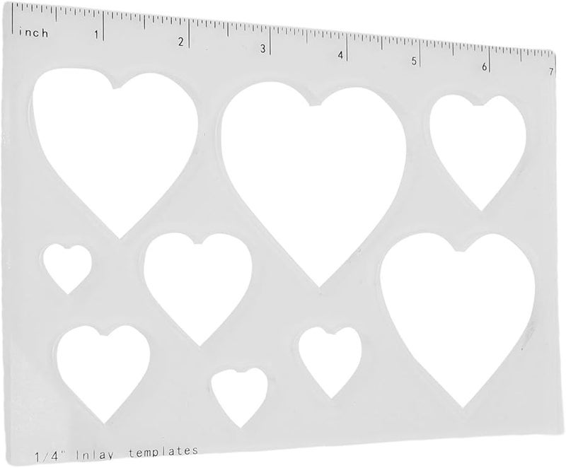 Loving Heart 9 in 1 Acrylic Router Template For Woodwork Enhancement And DIY Projects - Image 4