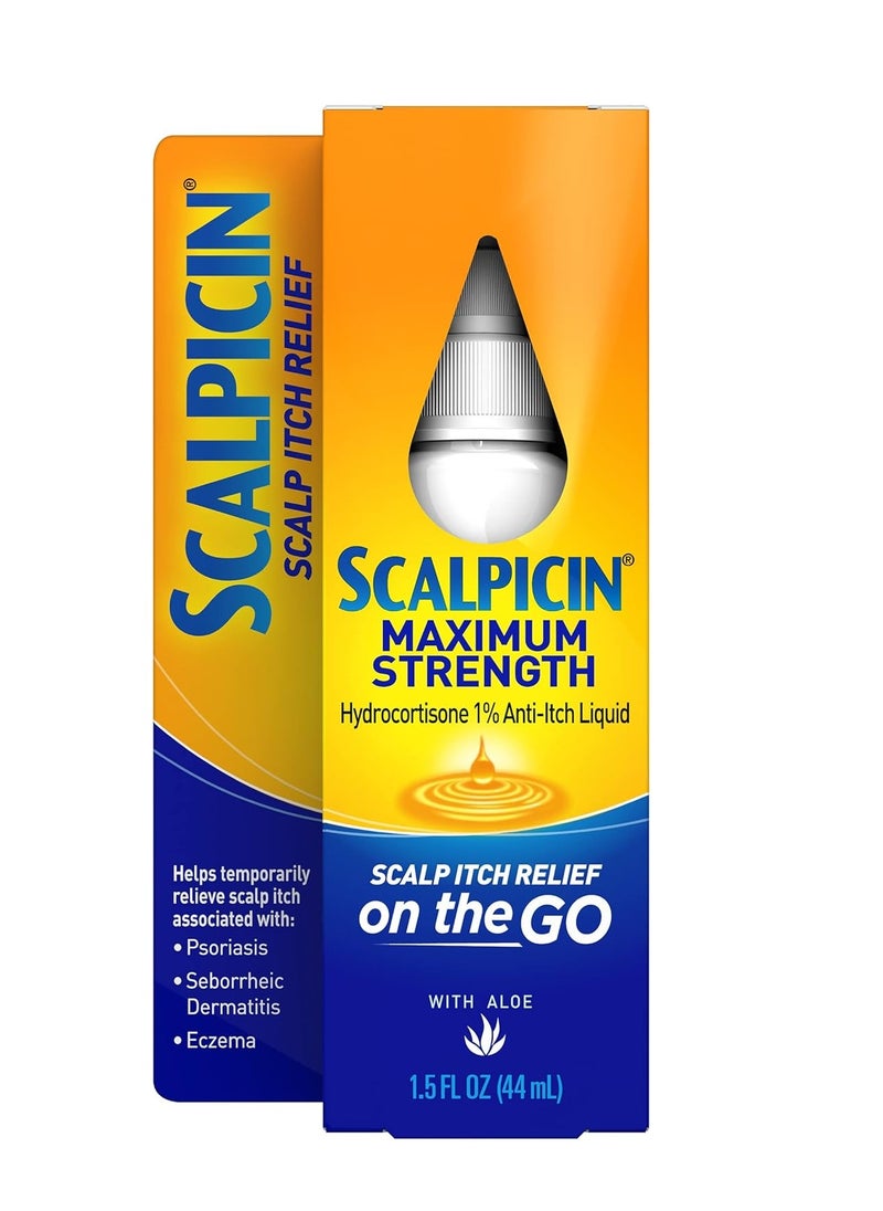 Scalpicin - Scalpicin Max Strength Scalp Itch Treatment, 1.5 oz. - Image 1