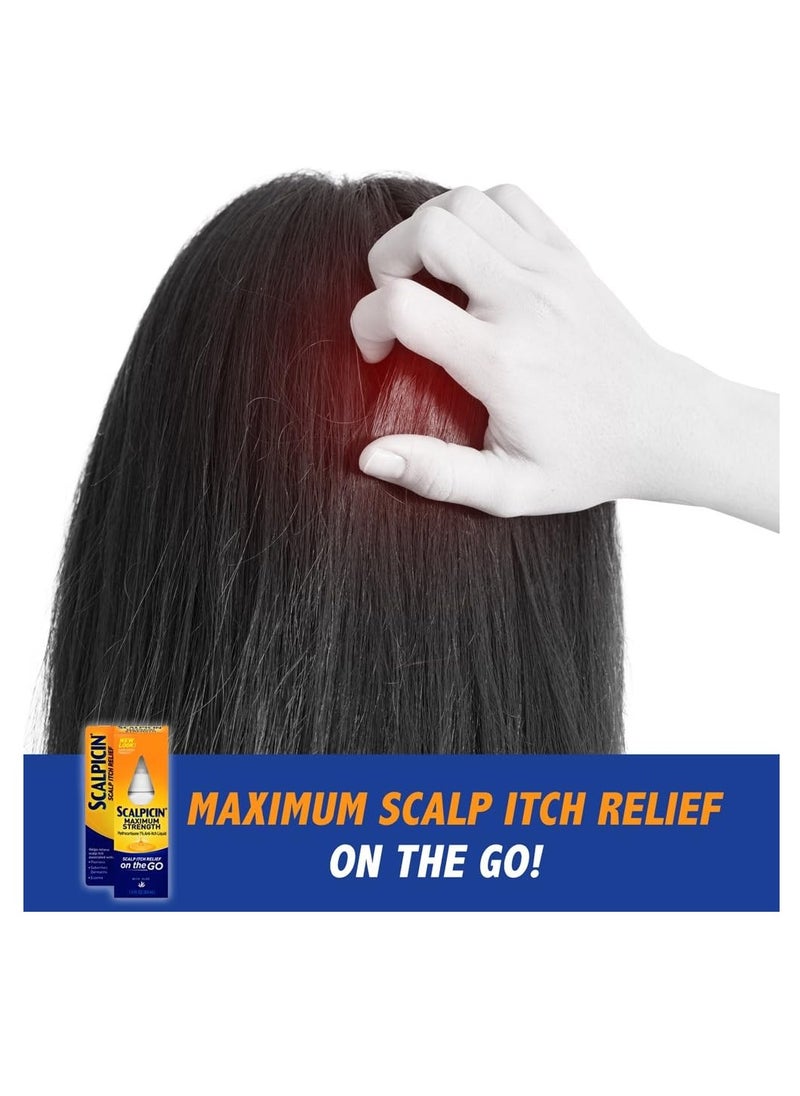 Scalpicin - Scalpicin Max Strength Scalp Itch Treatment, 1.5 oz. - Image 1
