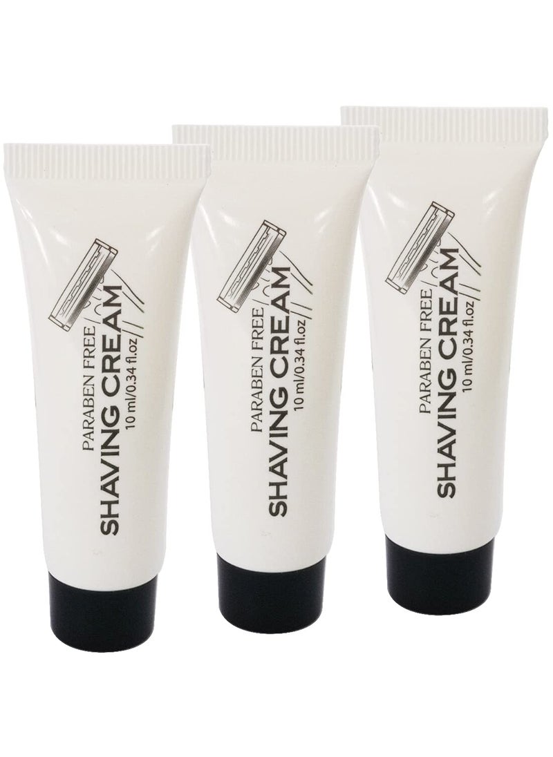 Travelwell Travel Well Pack of 48 Disposable Shaving Cream 10g10ml034floz in Bulk Individually Wrapped Travel Size Hotel Toiletries Amenities 