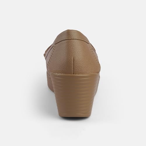 Mochi Women's Off White Pump Loafer Shoes UK/3 EU/36(31-855) - Image 5